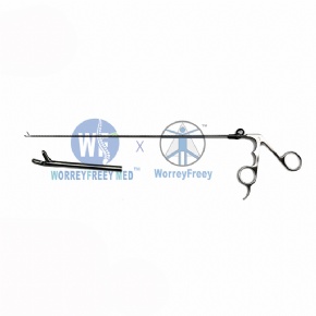 Medical spine endoscope orthopedics transforaminal endoscope upward 15 degree biopsy forceps